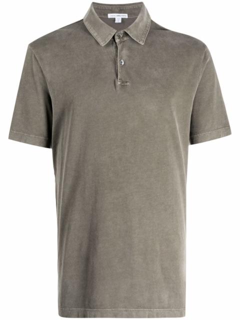 JAMES PERSE short-sleeved supima cotton polo shirt