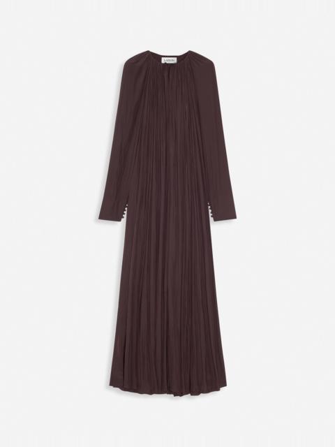 Draped maxi dress, Lanvin