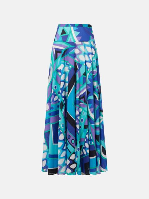 PUCCI Vivara cotton maxi skirt