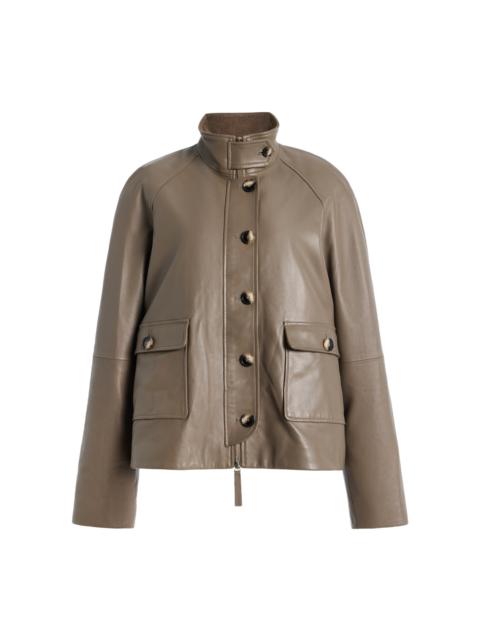 Gio Leather Jacket grey