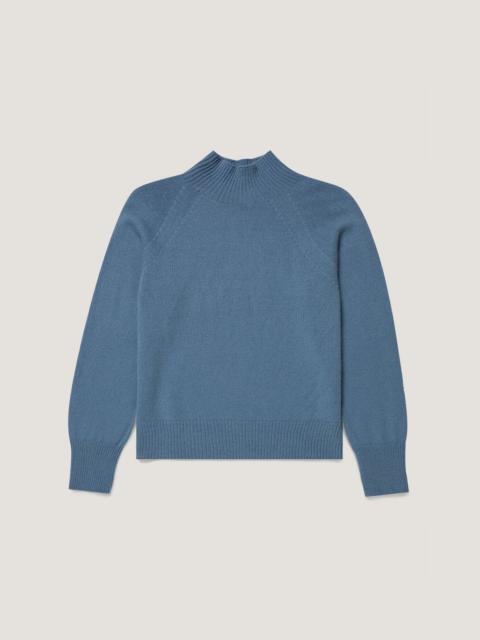 Sunspel Lambswool Funnel Neck Jumper