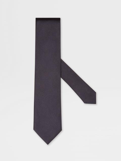 ZEGNA DARK BLUE SILK TIE