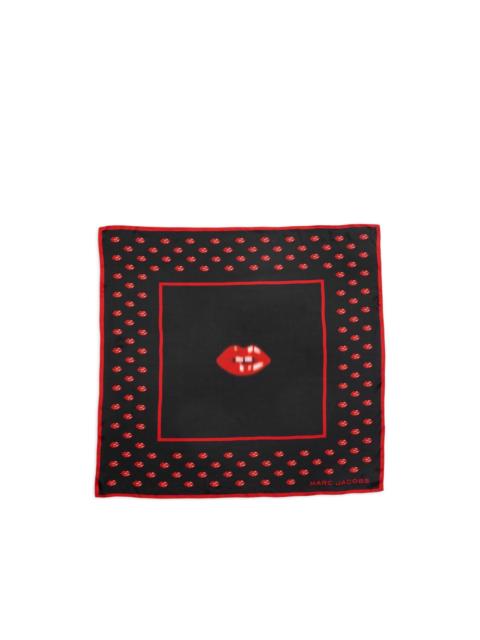 Marc Jacobs lips-print scarf