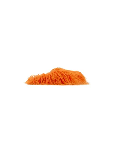SSENSE Exclusive Orange Fussbett Sabot Loafers