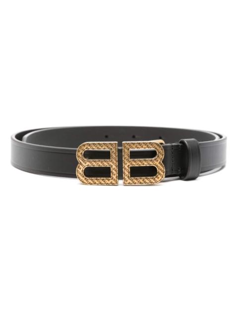 BB Hourglass leather belt