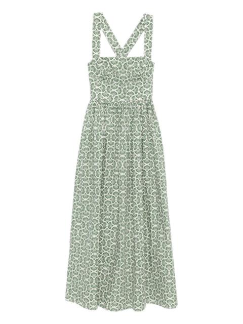 MATTEAU crossback midi dress