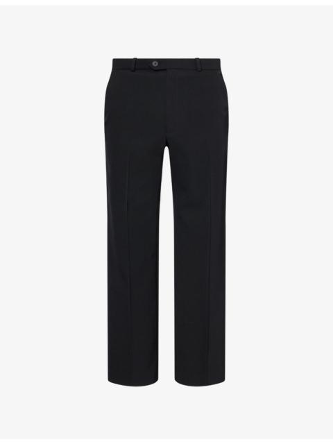 The Row Tim Straight-Leg Wool Trousers