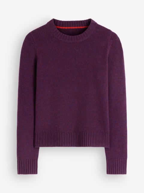 BODEN Marta Merino Wool Crew Sweater-Potent Purple