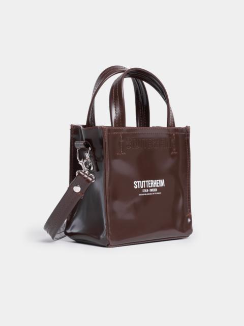 Stutterheim Biblio Opal Mini Bag Dark Brown Opal