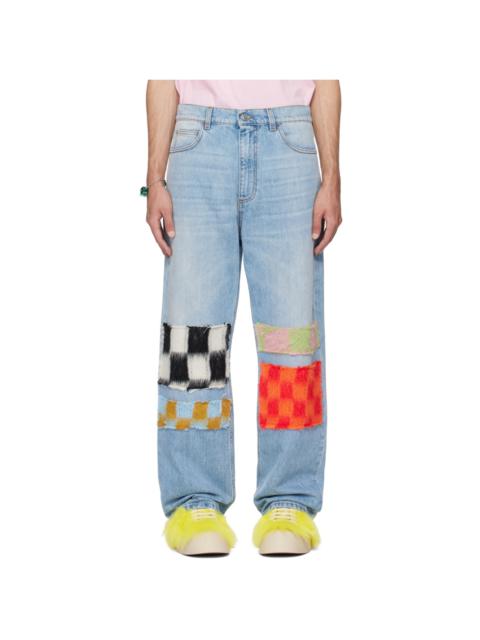 Marni SSENSE Exclusive Blue Jeans