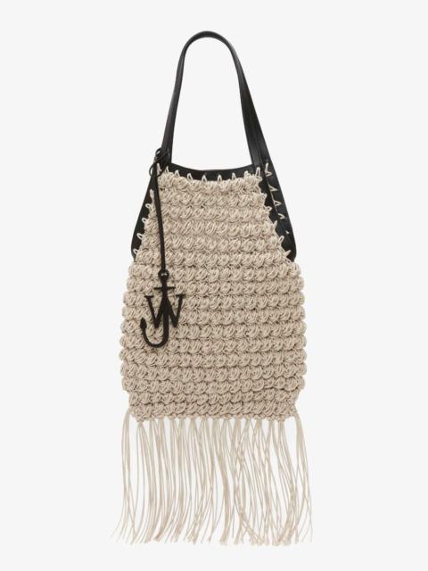 JW Anderson POPCORN SHOPPER - CROCHET TOTE BAG