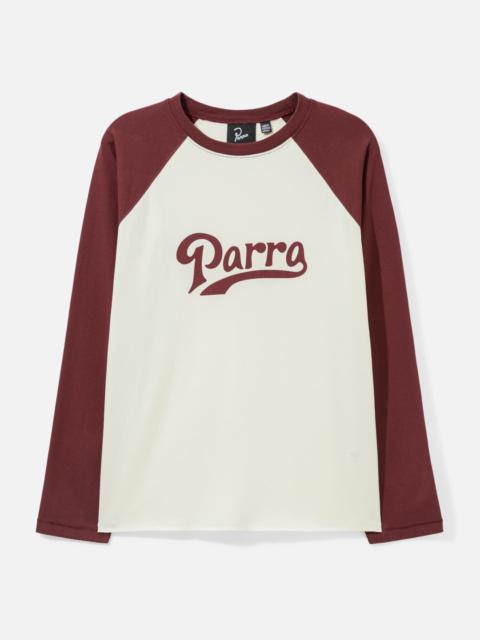 by Parra BALLER OF THE BASED RAGLAN LONG SLEEVE T-SHIRT