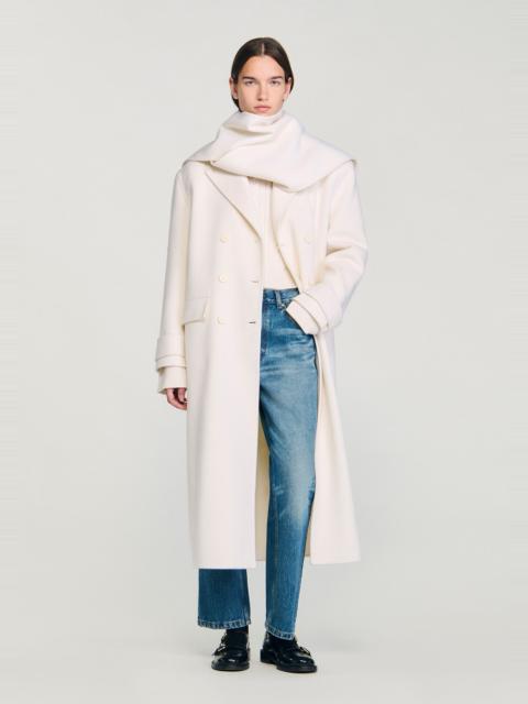 Sandro OVERSIZED WOOL COAT