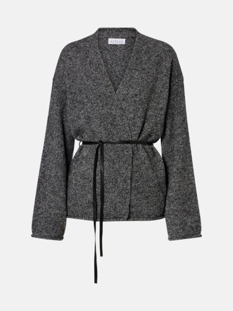 velvet Alina wool-blend cardigan