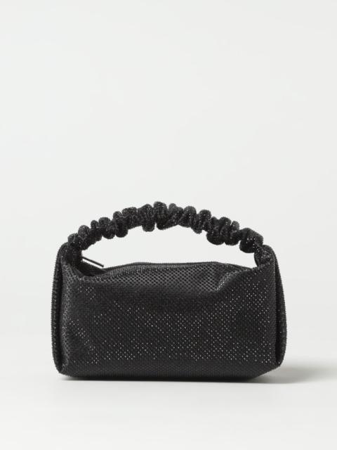 Alexander Wang Alexander Wang Scrunchie bag in satin with all-over rhinestones