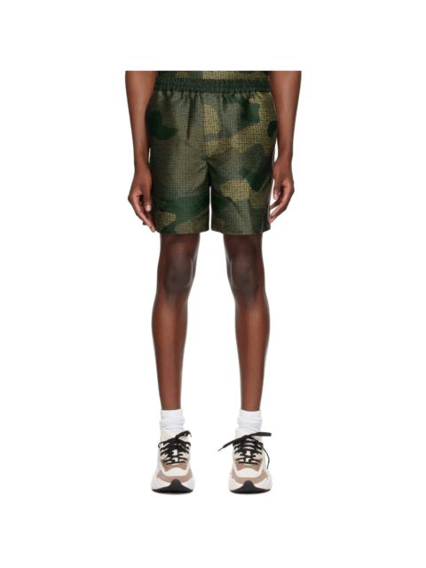 Khaki Camouflage Shorts