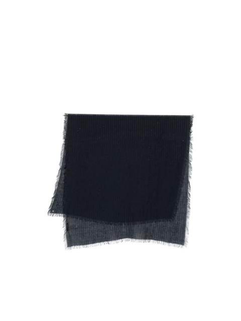 FABIANA FILIPPI striped fringed scarf