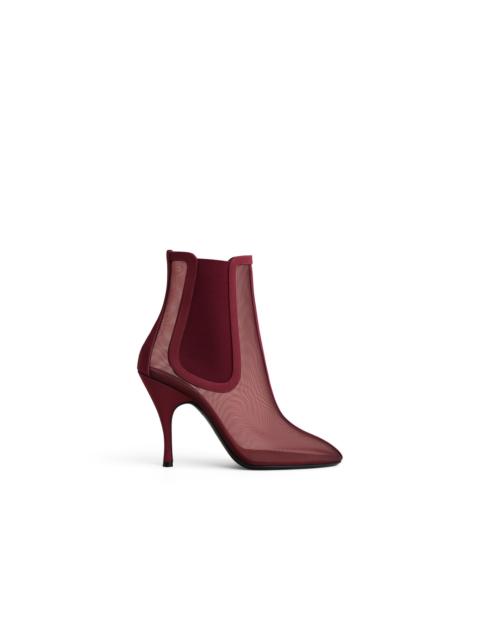 Alaïa HEELED CHELSEA BOOTS IN MESH