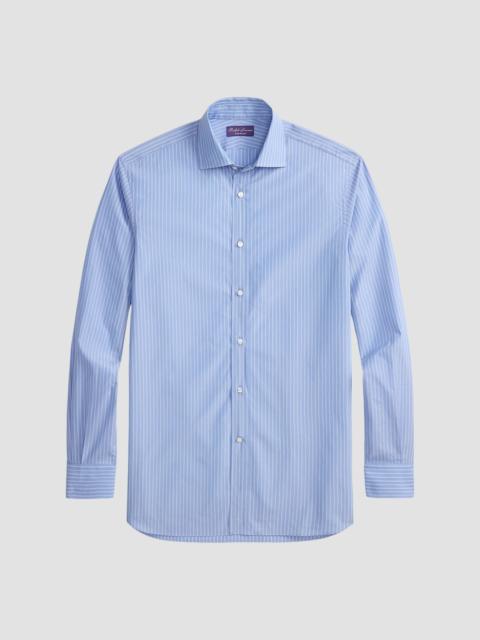 Ralph Lauren Men's Aston Striped Cotton Dress Shirt - Blue