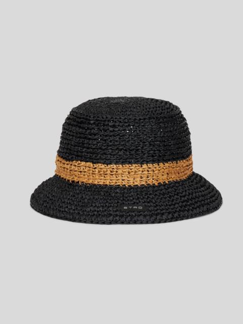 Etro HANDMADE RAFFIA HAT