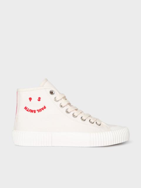 'Kibby' Sneakers With Red 'Happy' Logo