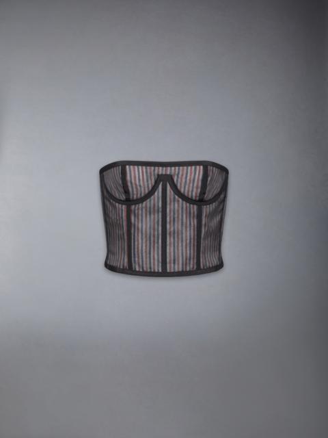 Thom Browne SILK ORGANZA CORSET
