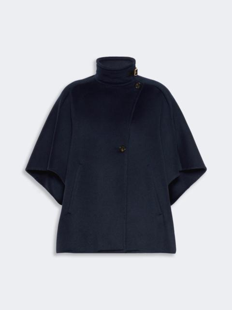 Max Mara DERRIK Oversized cape in cashmere drap - MIDNIGHTBLUE
