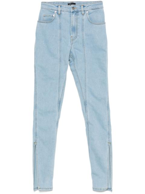 MUGLER Slit Jeans