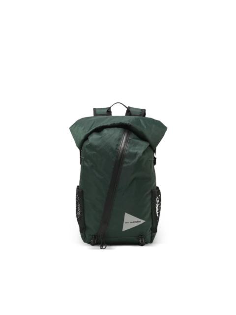 and Wander logo backpack
