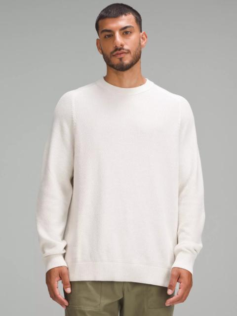 lululemon Textured Knit Crewneck Sweater