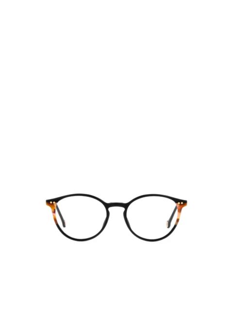 CAROLINA HERRERA tortoiseshell-effect round-frame glasses