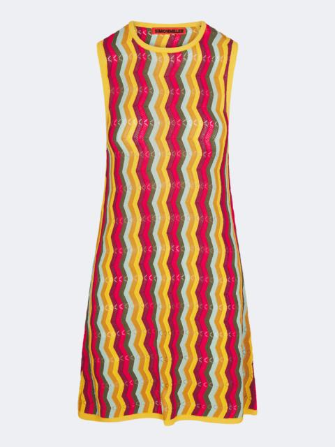 SIMONMILLER Hazel Knit Dress In Tapestry