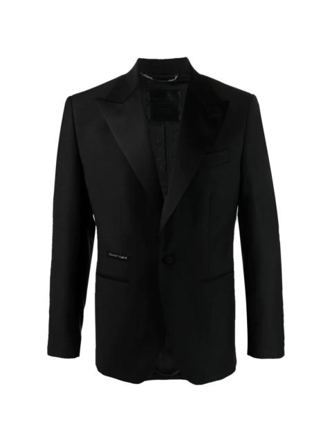 PHILIPP PLEIN peak-lapels single-breasted jacket