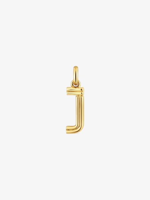 TOUS Medium 18K gold vermeil letter J Pendant TOUS Alphabet