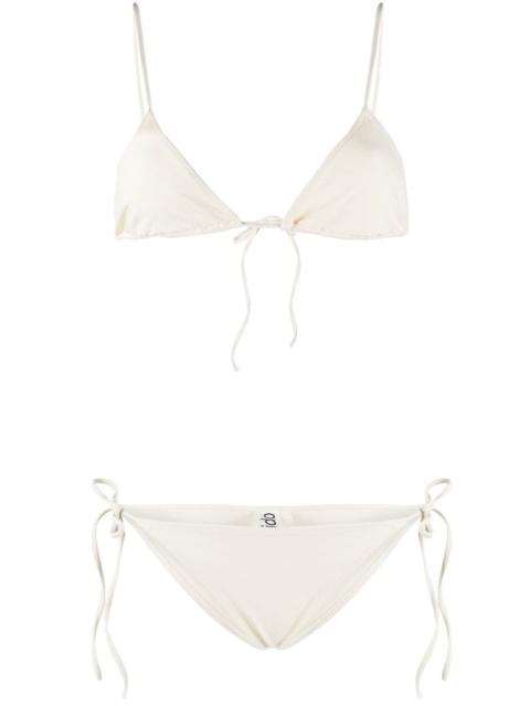 Lido self-tie mid-rise bikini