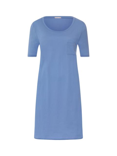 HANRO Cotton Deluxe Round Neck Cotton Nightgown