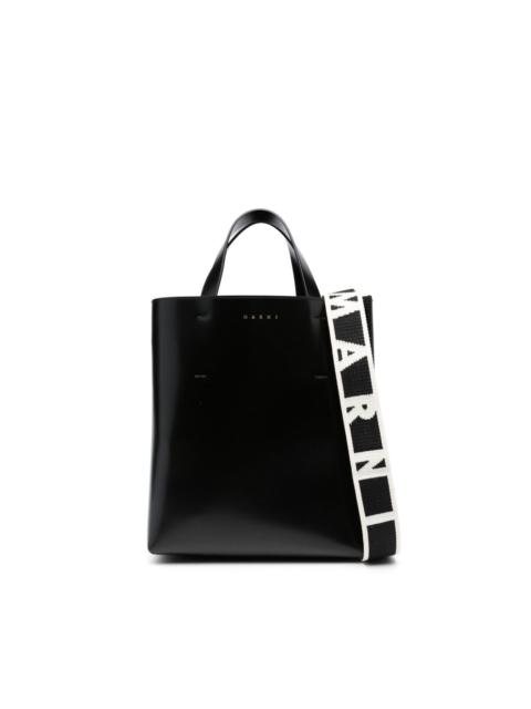 small Museo leather tote bag