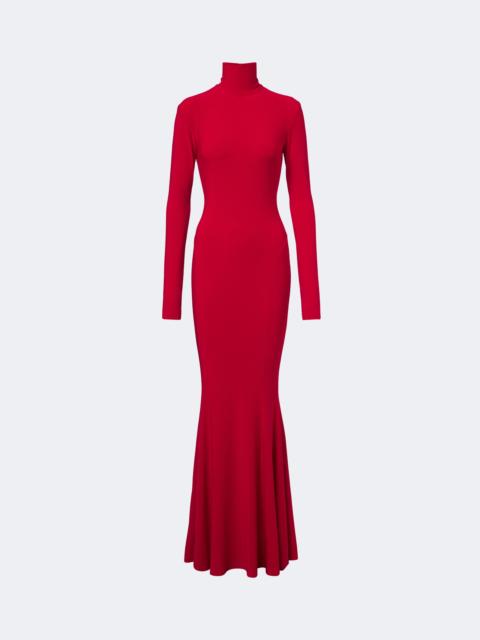 NORMA KAMALI Turtleneck jersey gown
