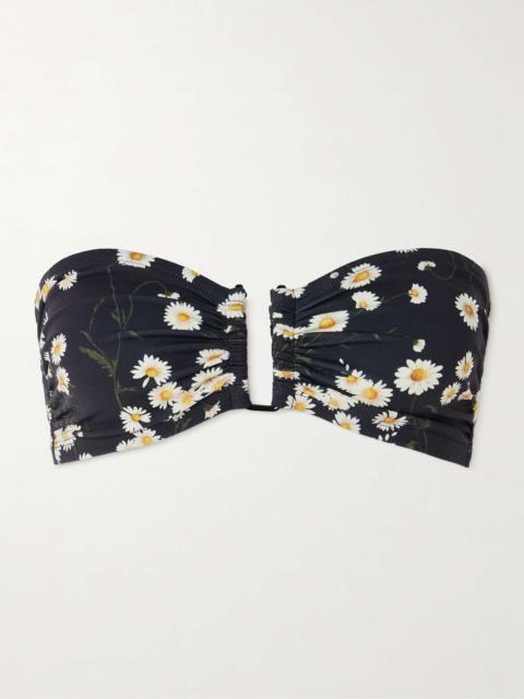 ERES Tendrement floral-print bandeau bikini top