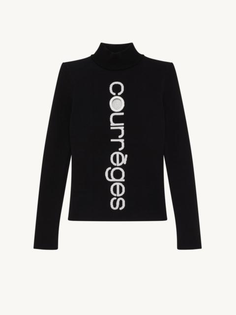 courrèges SWEATER COURRÃˆGES INTARSIA