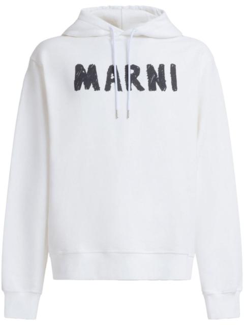 Marni Logo print hoodie