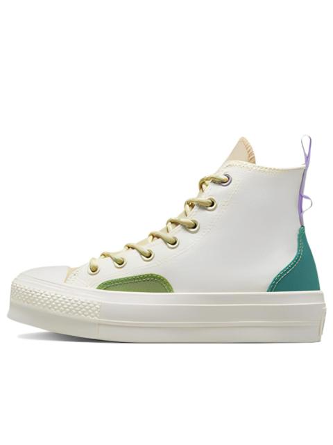 Converse (WMNS) Converse Chuck Taylor All Star Lift Platform High 'Colorblock Overlay Algae Coast' A05127C