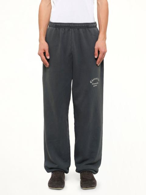 WILLY CHAVARRIA Chavarria Community Center Buffalo Sweatpant in Pirate Black