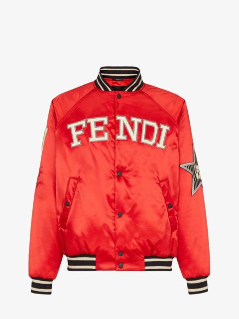 FENDI Red satin jacket