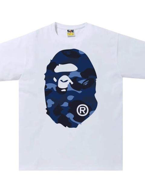 A BATHING APE® Color Camo Big Ape Head Tee "White / Blue" 1K30 110 322 WHITE