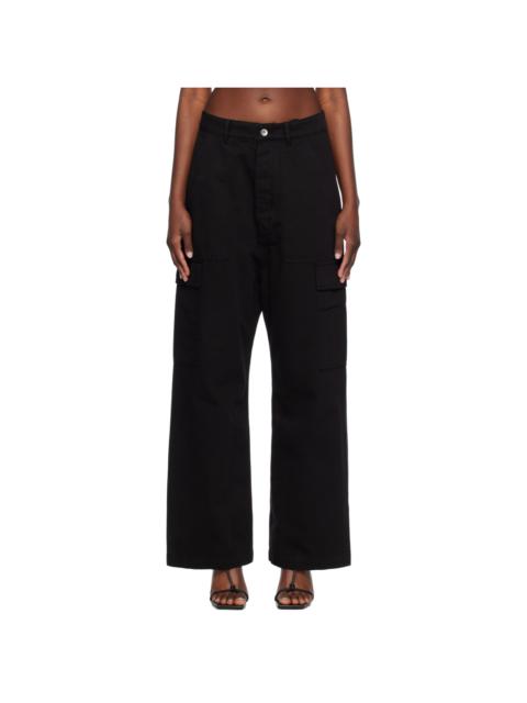 Black Cargo Trousers