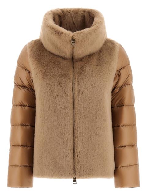 Herno faux-fur quilted jacket
