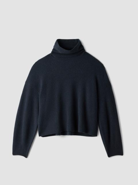 EILEEN FISHER Italian Cashmere Turtleneck Top