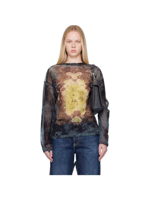 Jean Paul Gaultier Multicolor 'The Oversized Médaillon' T-shirt
