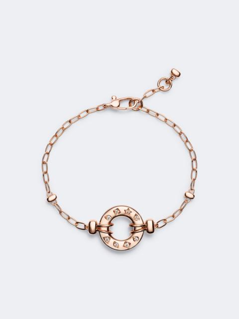 Pomellato Iconica 18kt rose gold bracelet with diamonds